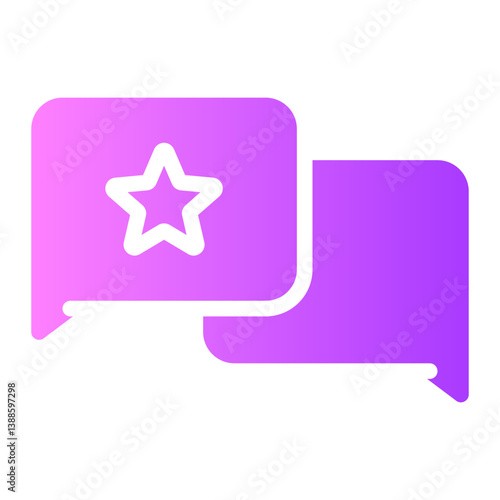 chat gradient icon