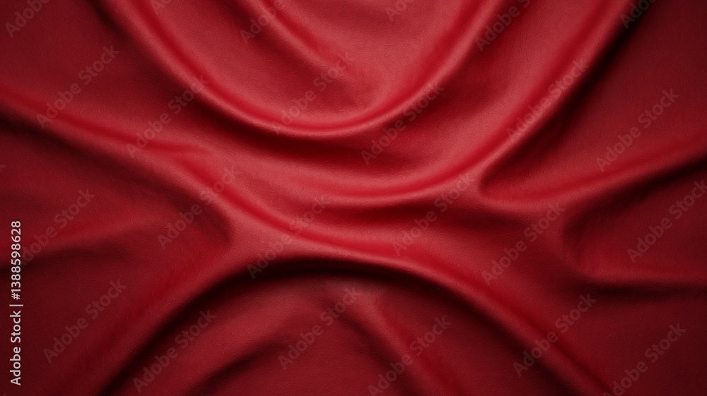 Obraz premium a vibrant red textured background with a subtle smooth grain effect and soft lighting gradients