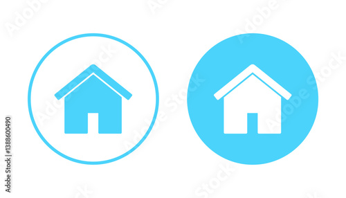 House icon vector. Home sign and symbol