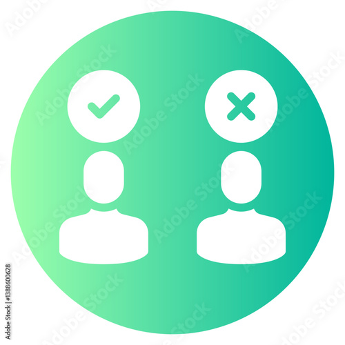 customer gradient icon