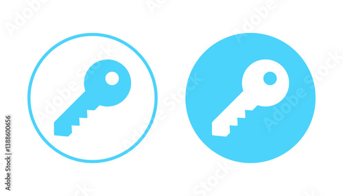 Key icon vector. Key sign and symbol.