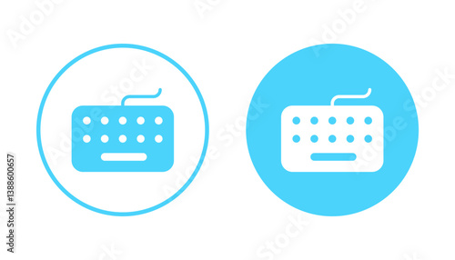 Keyboard icon vector. keyboard sign and symbol