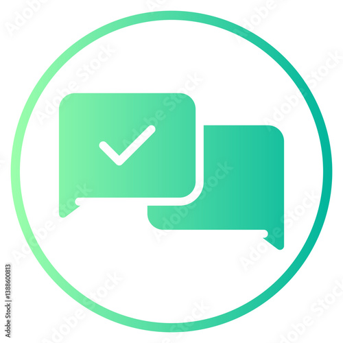 communications gradient icon