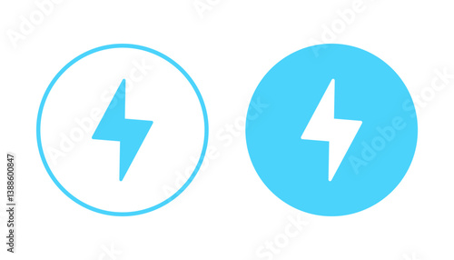 Lightning icon vector. electric sign and symbol. power icon. energy sign