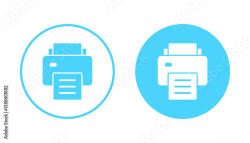Print icon vector. printer sign and symbol