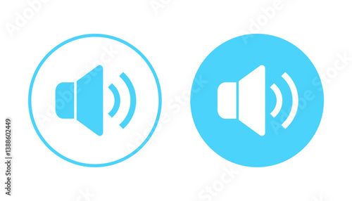Speaker icon vector. volume sign and symbol. loudspeaker icon. sound symbol