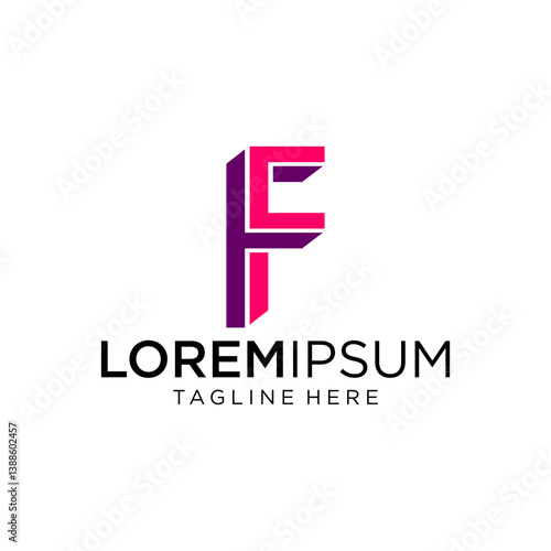 initials at letter FF geometric modern logo Free Download initials at letter FF geometric modern logo - GFXLoad