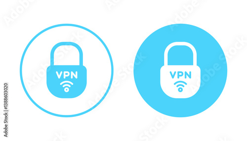 Vpn icon vector. Private network sign and symbol. virtual private network icon.