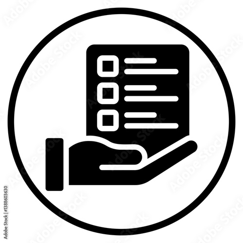 requirement glyph icon