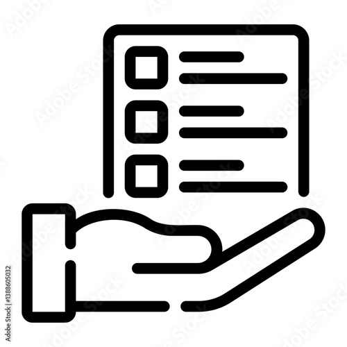 requirement line icon