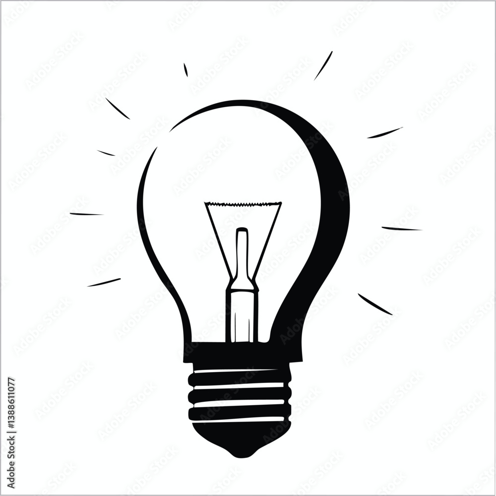 bulb icon Vector bulb icon Vector