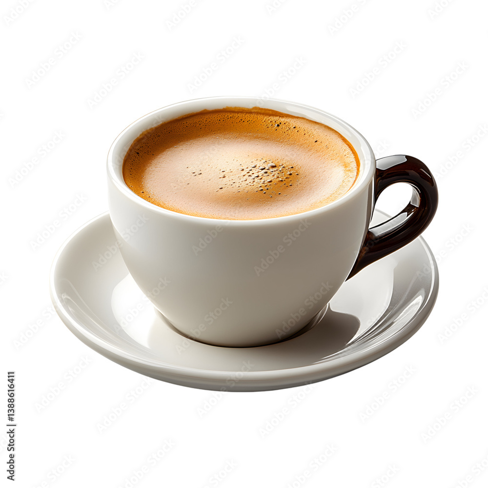 Spanish Caf Bombón Professional Cup of Coffee Isolated on Transparent Background Spanish Caf Bombón Professional Cup of Coffee Isolated on Transparent Background