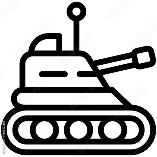 toy tank icon