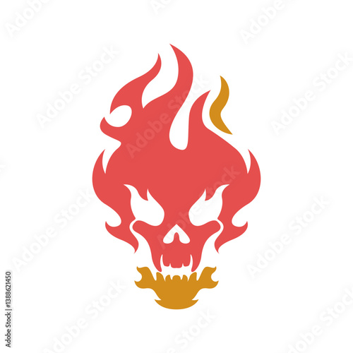 Flame logo icon design