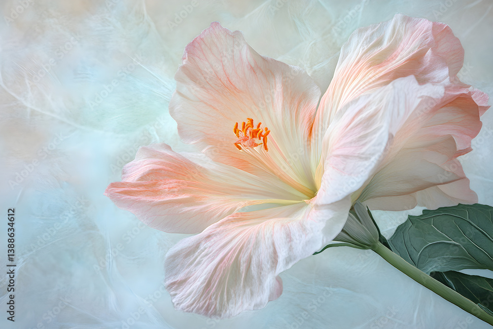 Nature's Poised Beauty: A Moment of Transformation in a Budding Flower Nature's Poised Beauty: A Moment of Transformation in a Budding Flower