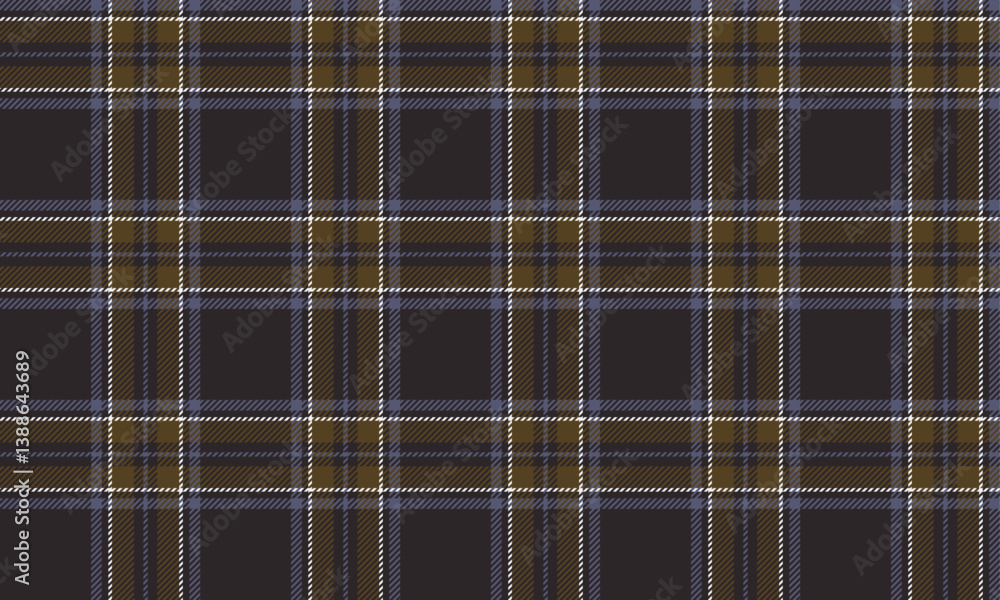 Seamless plaid pattern, navy, brown, white, blue, classic and bright, suitable for designing clothes, skirts and pants of all styles, vector illustration. Seamless plaid pattern, navy, brown, white, blue, classic and bright, suitable for designing clothes, skirts and pants of all styles, vector illustration.