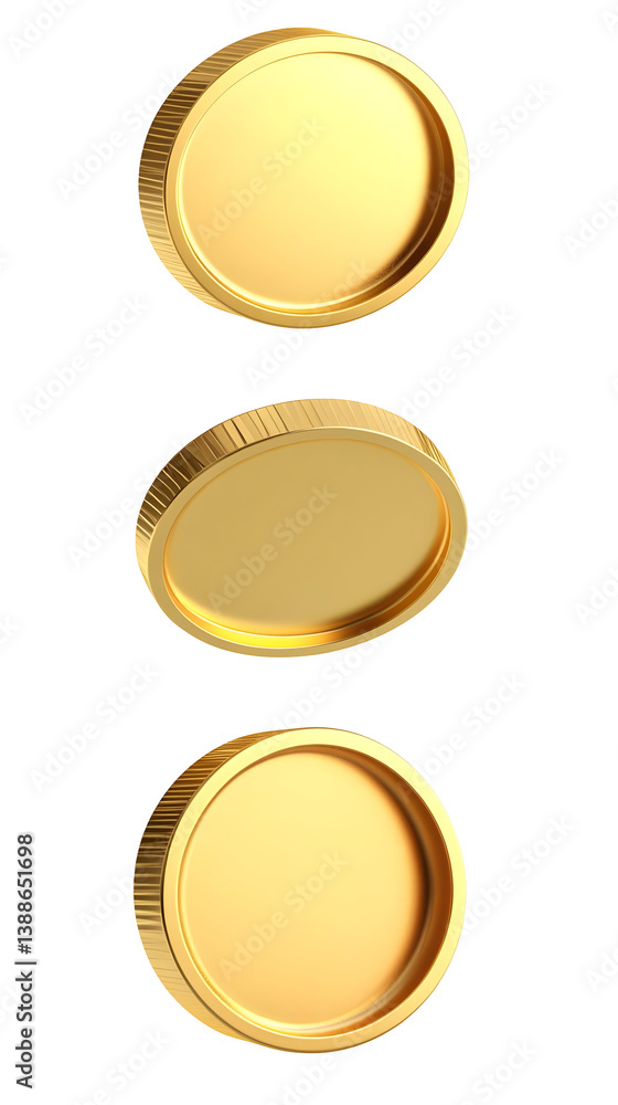 Gold Coins Abstract Illustration On Black Background For Finance And Money Gold Coins Abstract Illustration On Black Background For Finance And Money