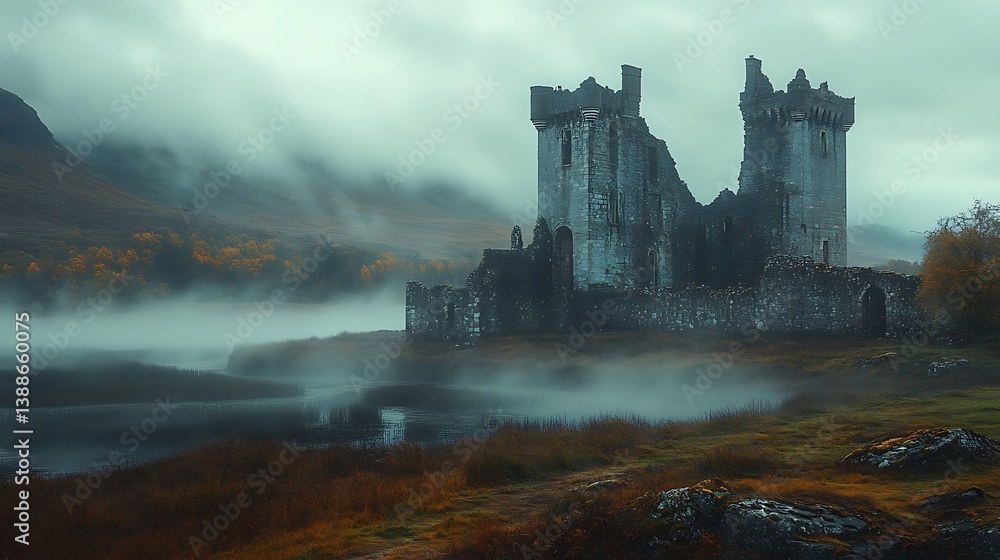 castle in the fog
