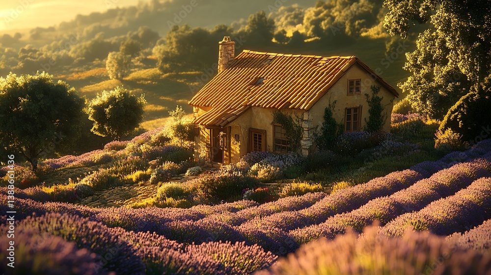house in the mountains