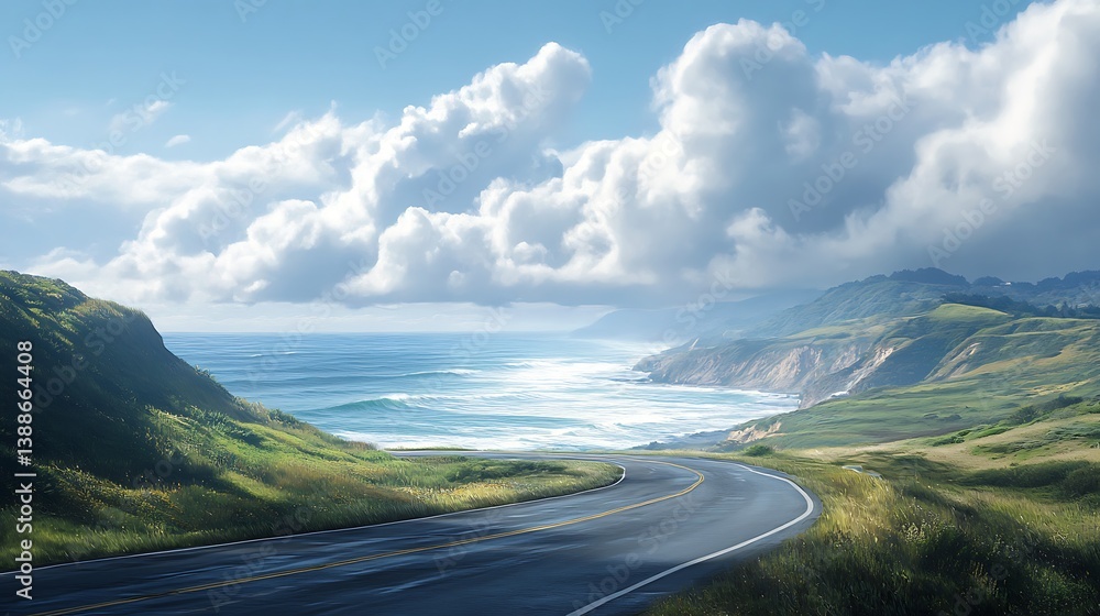 mountain road in the mountains