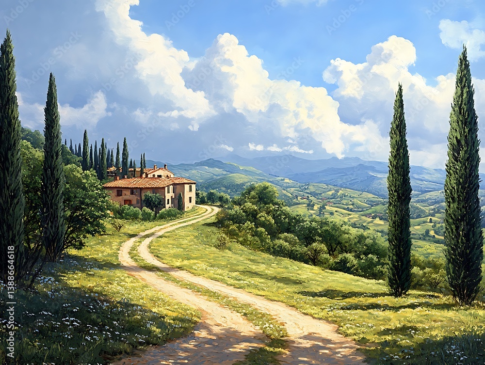 village in the mountains