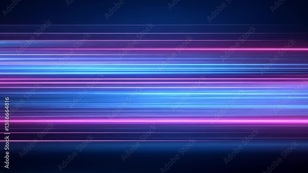 Abstract of Dynamic Lines: An abstract representation of motion and energy, featuring vibrant, glowing lines that streak across the frame in a display of speed and dynamism.
