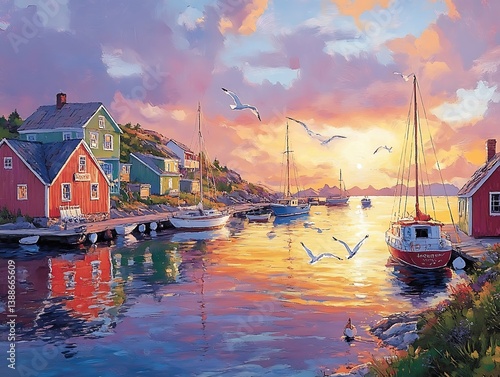 boats in the harbor