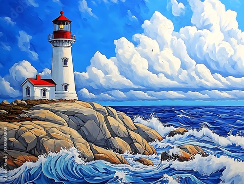 lighthouse on the coast