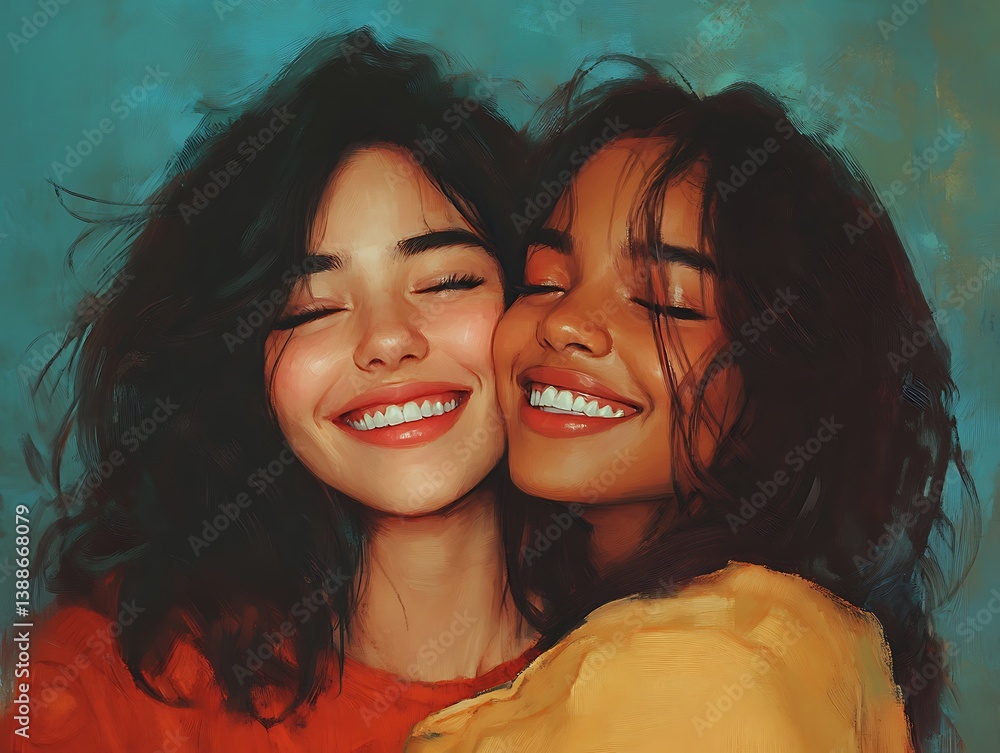 mother and daughter