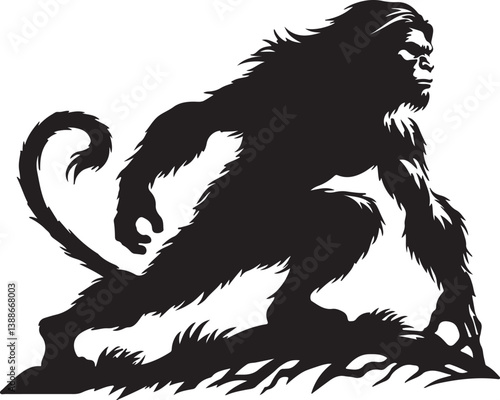 terjan  black vector with silhouettes