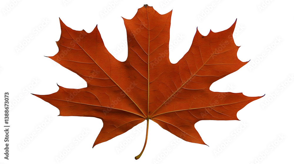 Isolated Autumn Maple Leaf On Transparent Background Realistic Photo Isolated Autumn Maple Leaf On Transparent Background Realistic Photo