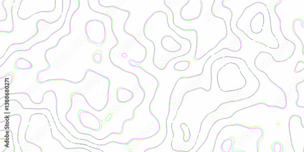 Black and white wave abstract topographic map contour, lines Pattern background. Topographic map and landscape terrain texture grid. Wavy banner and color geometric form. Black and white wave abstract topographic map contour, lines Pattern background. Topographic map and landscape terrain texture grid. Wavy banner and color geometric form.