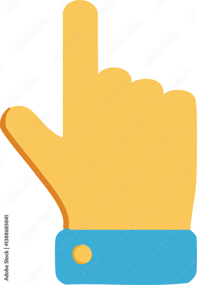 3d icon vector illustration - Touch or click icon stock vector design