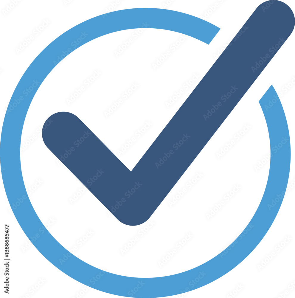 Checkmark icon. Checkmark vector set. Checked check box sign. Approved symbol.
