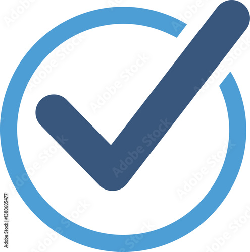 Obraz na płótnie Checkmark icon. Checkmark vector set. Checked check box sign. Approved symbol. w salonie