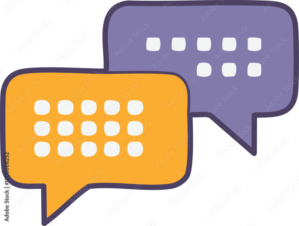 Comic speech bubbles with halftone set2.eps, Comic speech bubbles with halftone