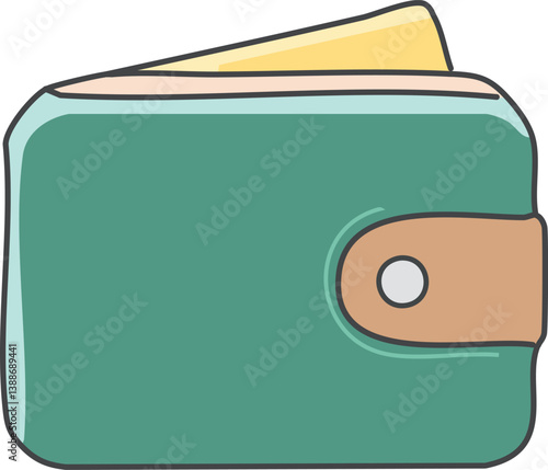 Obraz na płótnie Wallet icon vector. wallet vector icon w salonie