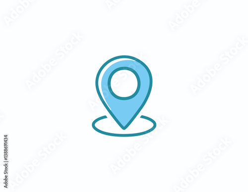 Obraz na płótnie Signal Maps Location Technology Business Company Vector Logo Desig w salonie
