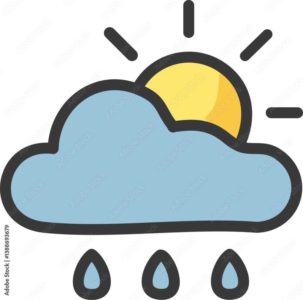 Weather and meteorology editable stroke outline icons set isolated on white background flat vecto