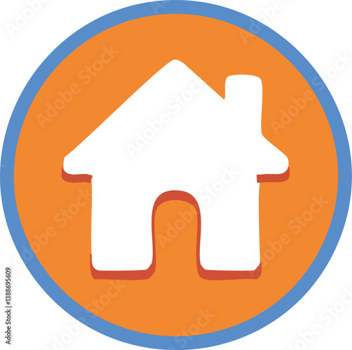 Obraz na płótnie Home button icons set. Home page icon. Simple house symbols. Building icon. Vector w salonie