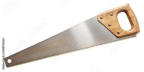 crosscut  saw isolated on white background