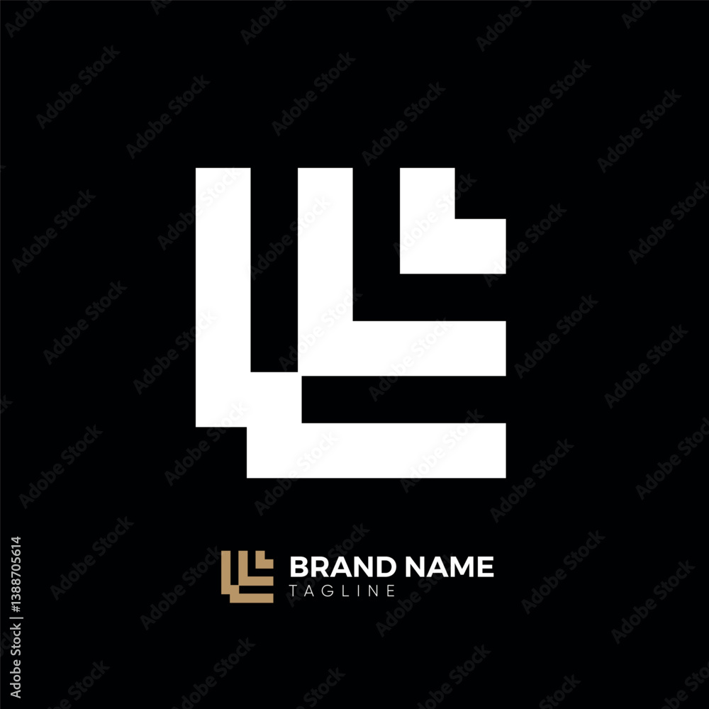Obraz premium Letter I or Ill logo template