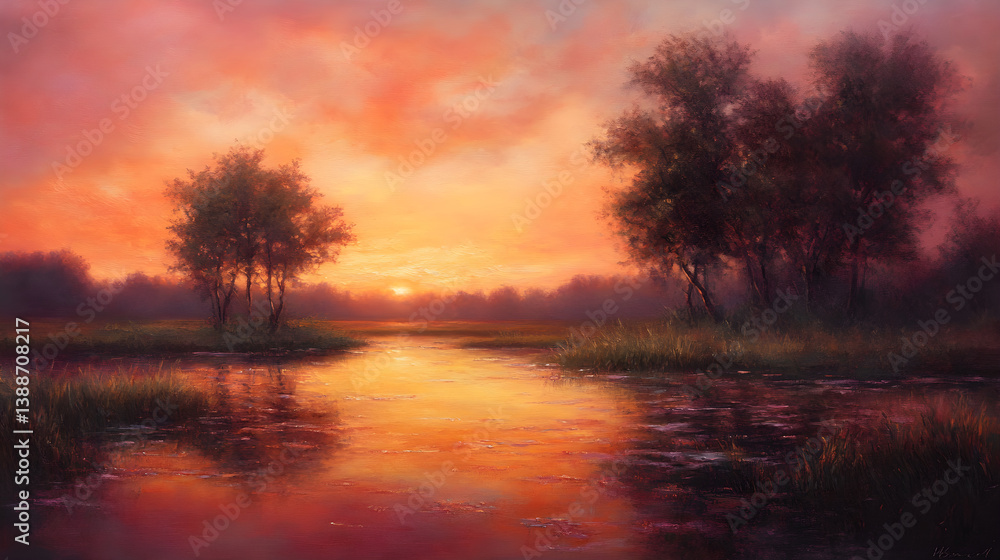 Radiant Dawn: Embracing Nature's Tranquil Majesty as a New Day Unfolds Radiant Dawn: Embracing Nature's Tranquil Majesty as a New Day Unfolds