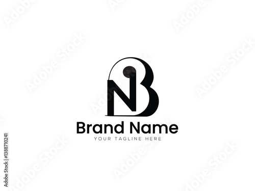 NB Letter Logo design Vector Art, Icons, and Graphics	
