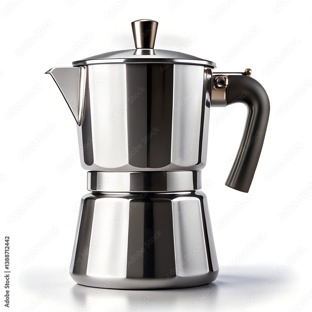 Obraz premium coffee maker isolated on white