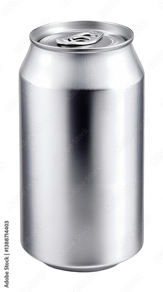 Isolated Realistic Aluminum Can On Transparent Background Illustration Isolated Realistic Aluminum Can On Transparent Background Illustration