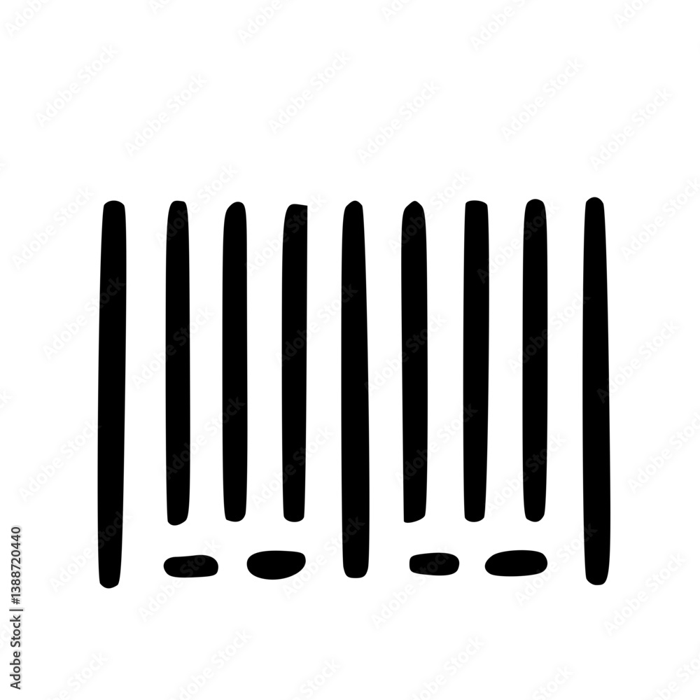 Abstract Vertical Lines and Dots Abstract Vertical Lines and Dots