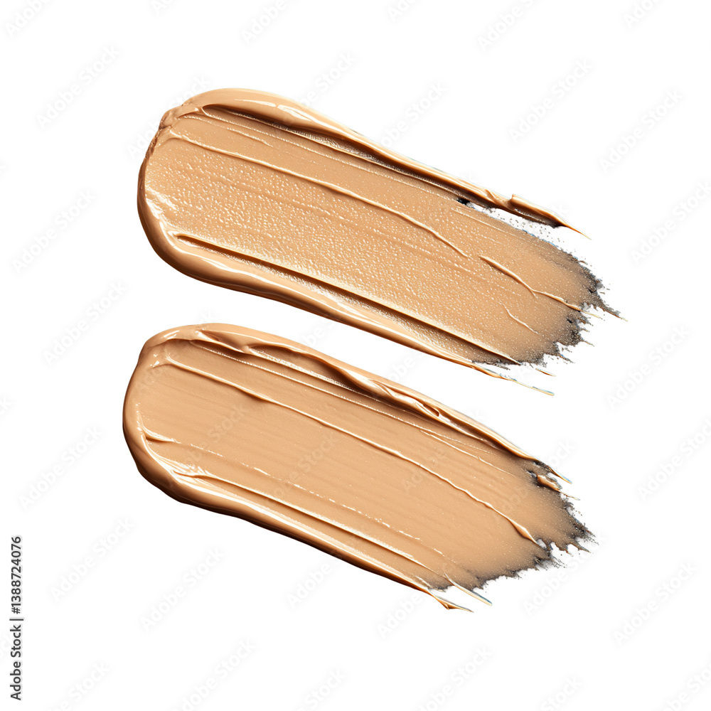 Smooth Beige Makeup Swatch Studio Shot. AI Generated Smooth Beige Makeup Swatch Studio Shot. AI Generated