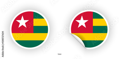 Togo sticker flag in circle shape and circle peeled shape on white background. Togo flag icon in circular form
Free Download Togo sticker flag in circle shape and circle peeled shape on white background. Togo flag icon in circular form
- GFXLoad