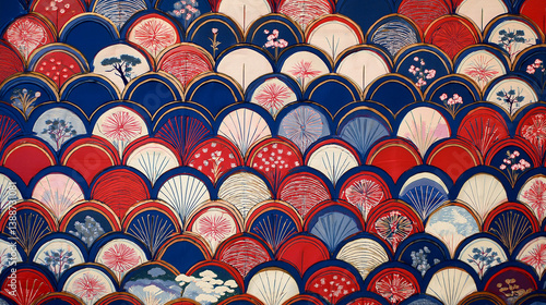 Edo-Modern Elegance – Digital Japan Pattern

